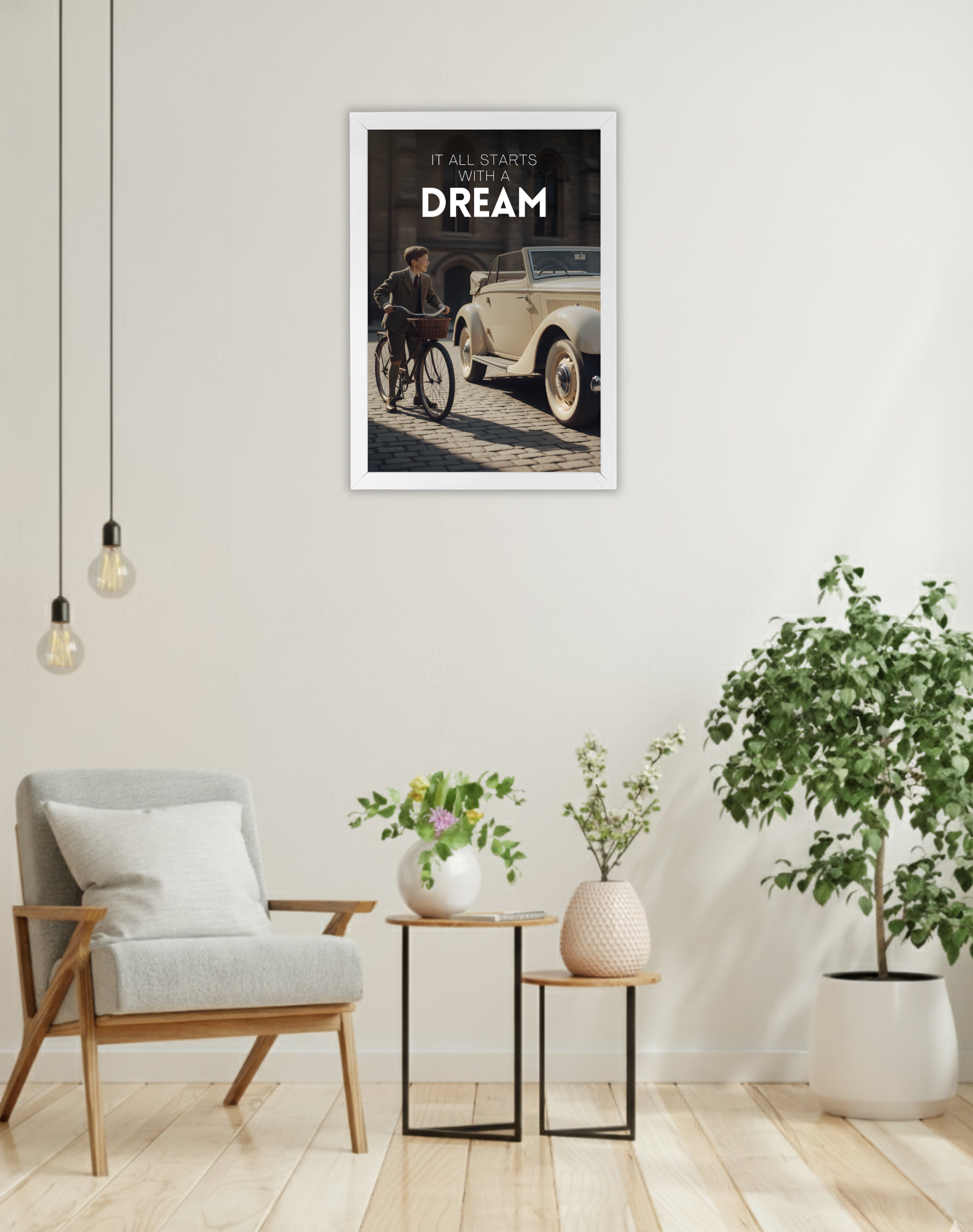 IT ALL STARTS WITH A DREAM | MOTIVATIONAL FRAME