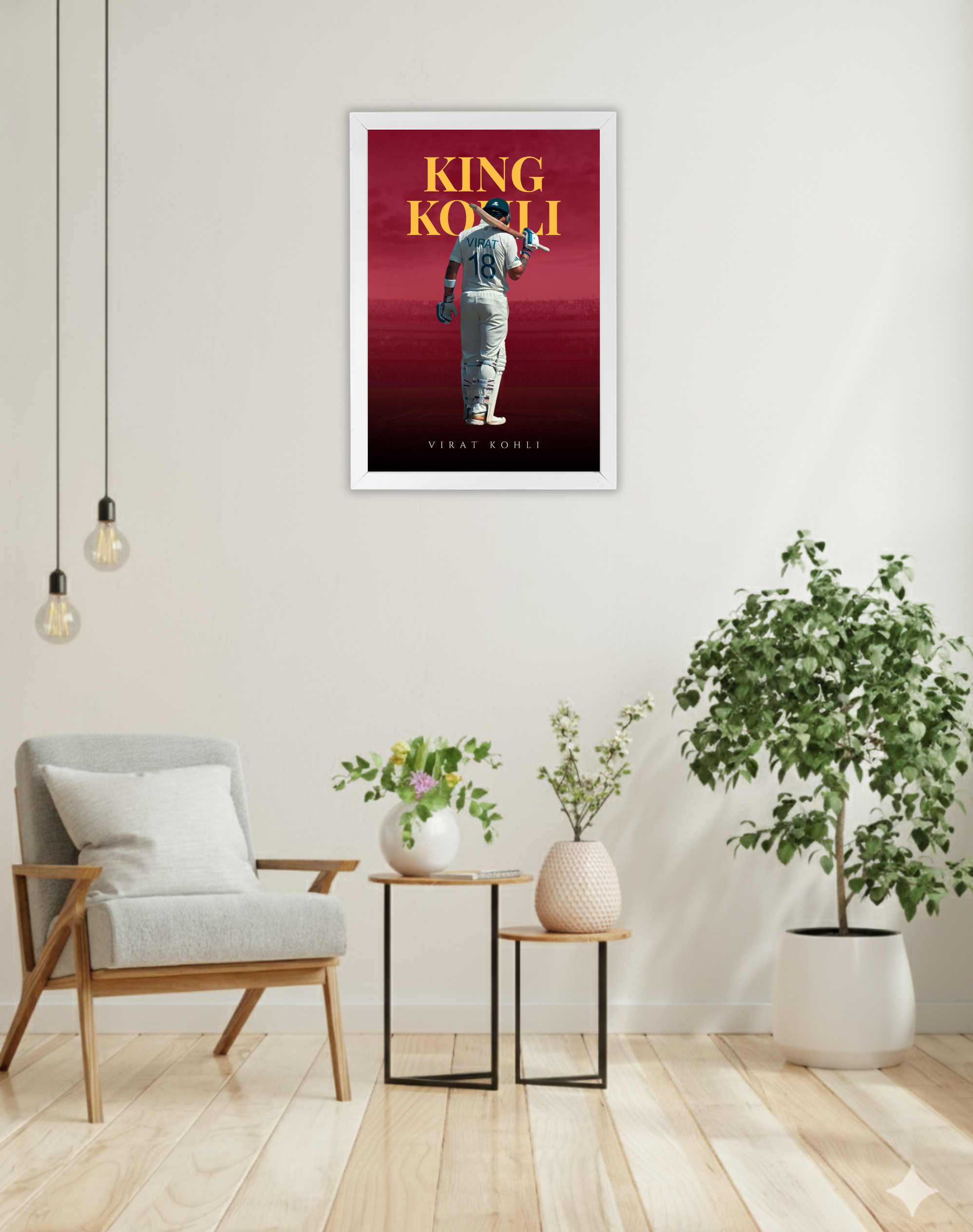 King Kohli | Virat Kohli | Cricket Frame