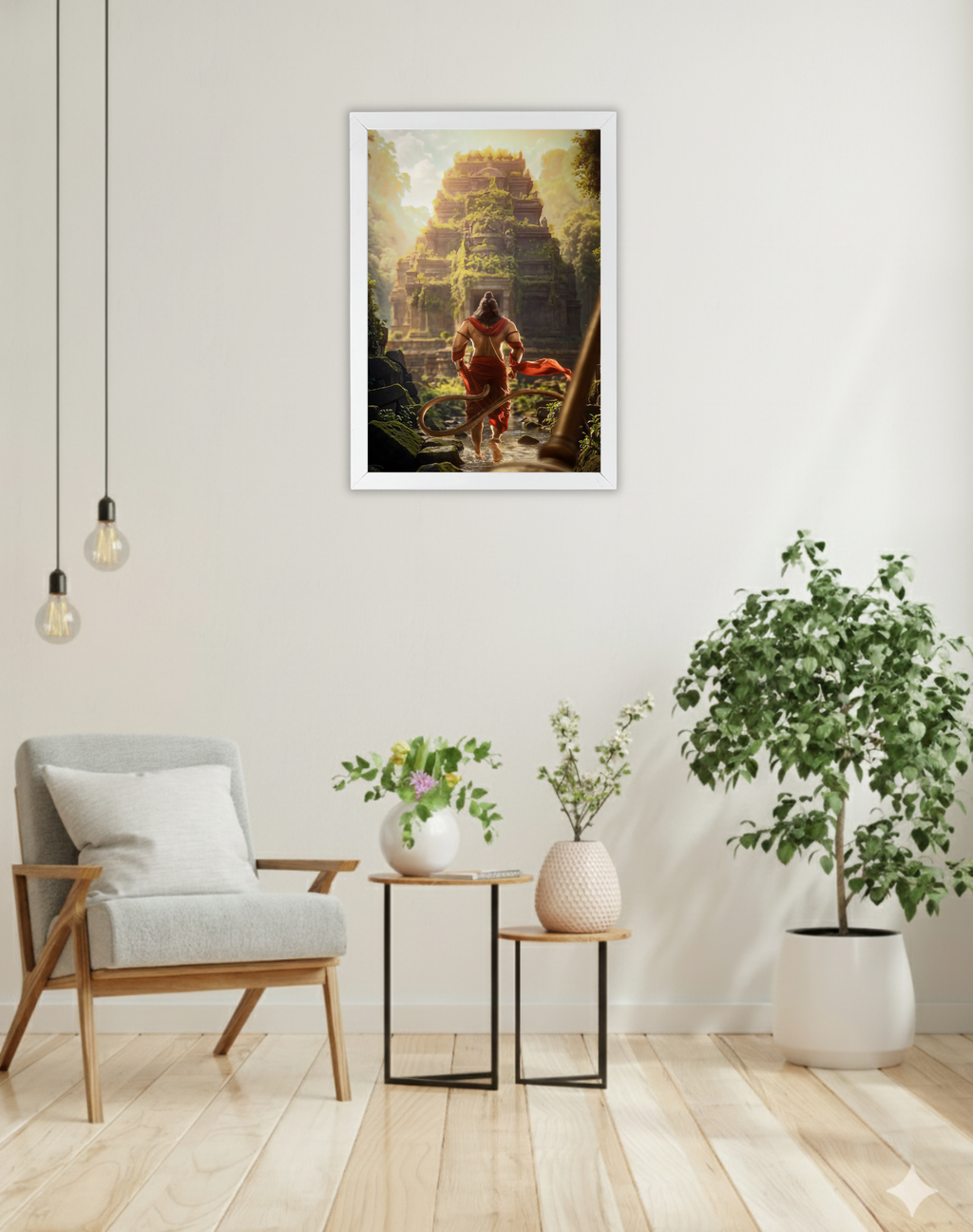 Temple Guardian | Lord Hanuman | Devotional Frame