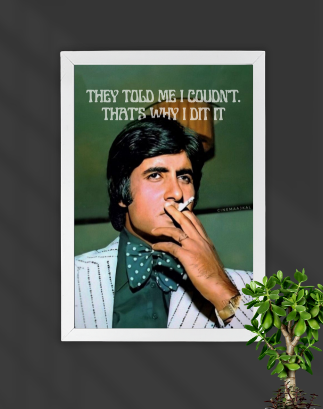 They Told Me I Coudn't That's Why I Did It | Amitabh Bachchan | Movie Frame