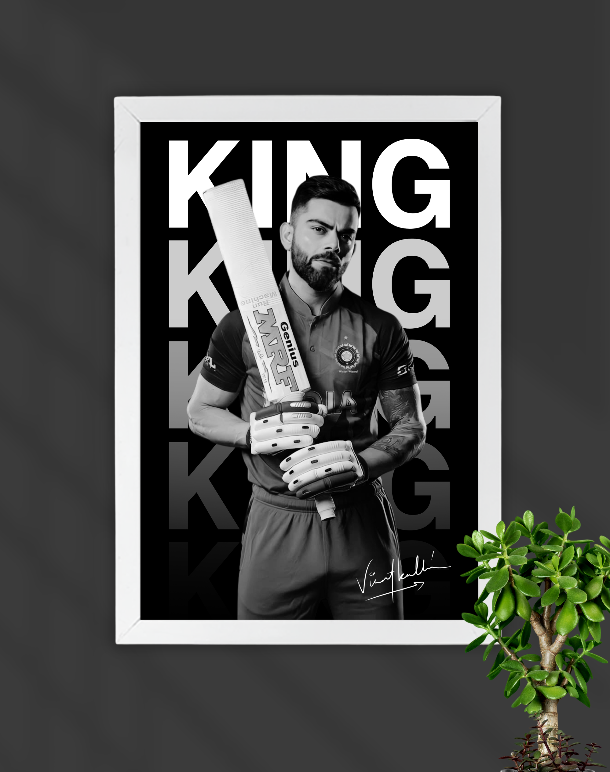 KING | Virat Kohli | Cricket Frame