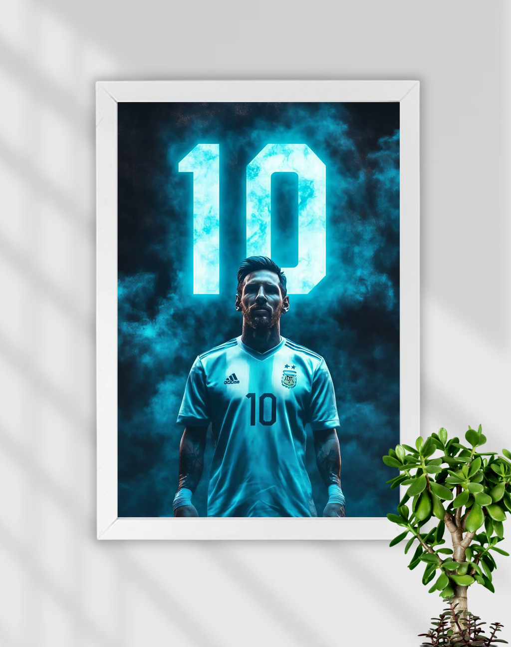 10 | Lionel Messi | Football Frame