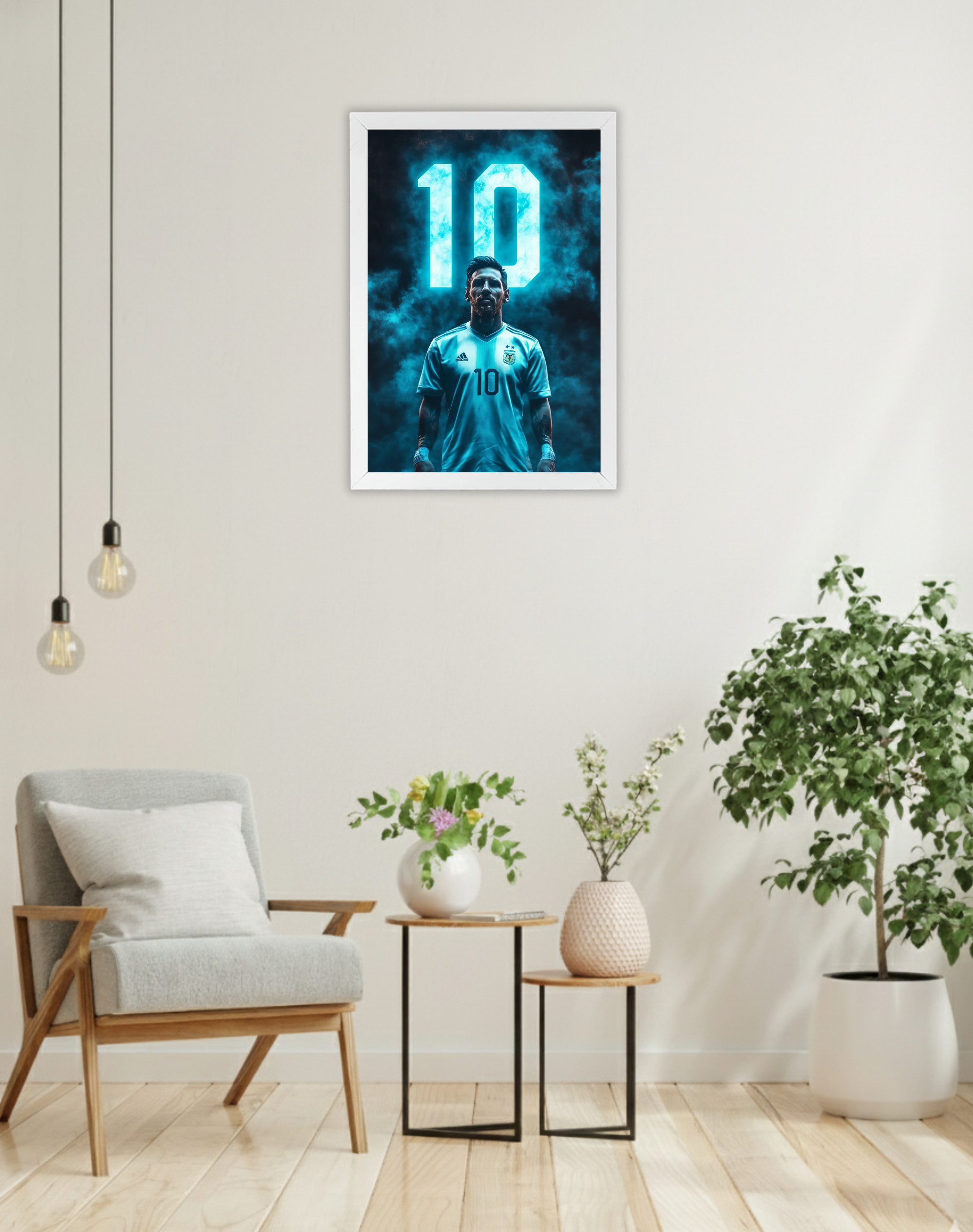 10 | Lionel Messi | Football Frame