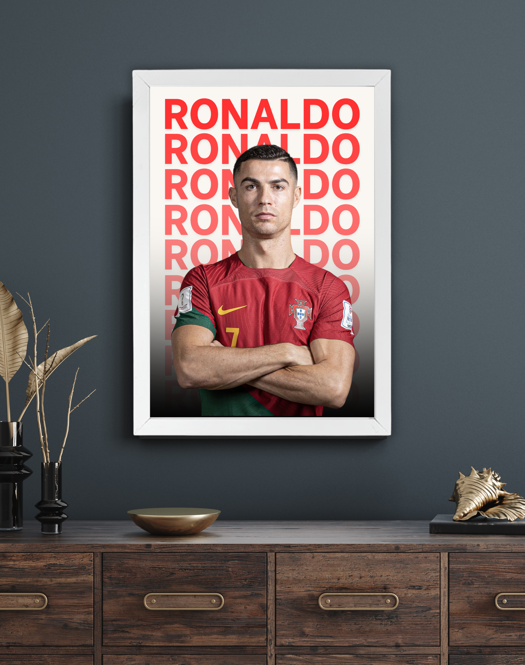 Ronaldo | Cristiano Ronaldo | Football Frame
