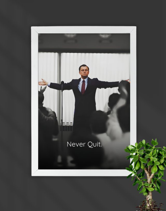Never Quit | Wolf Of Wall Street | Leonardo DiCaprio | Movie Frame