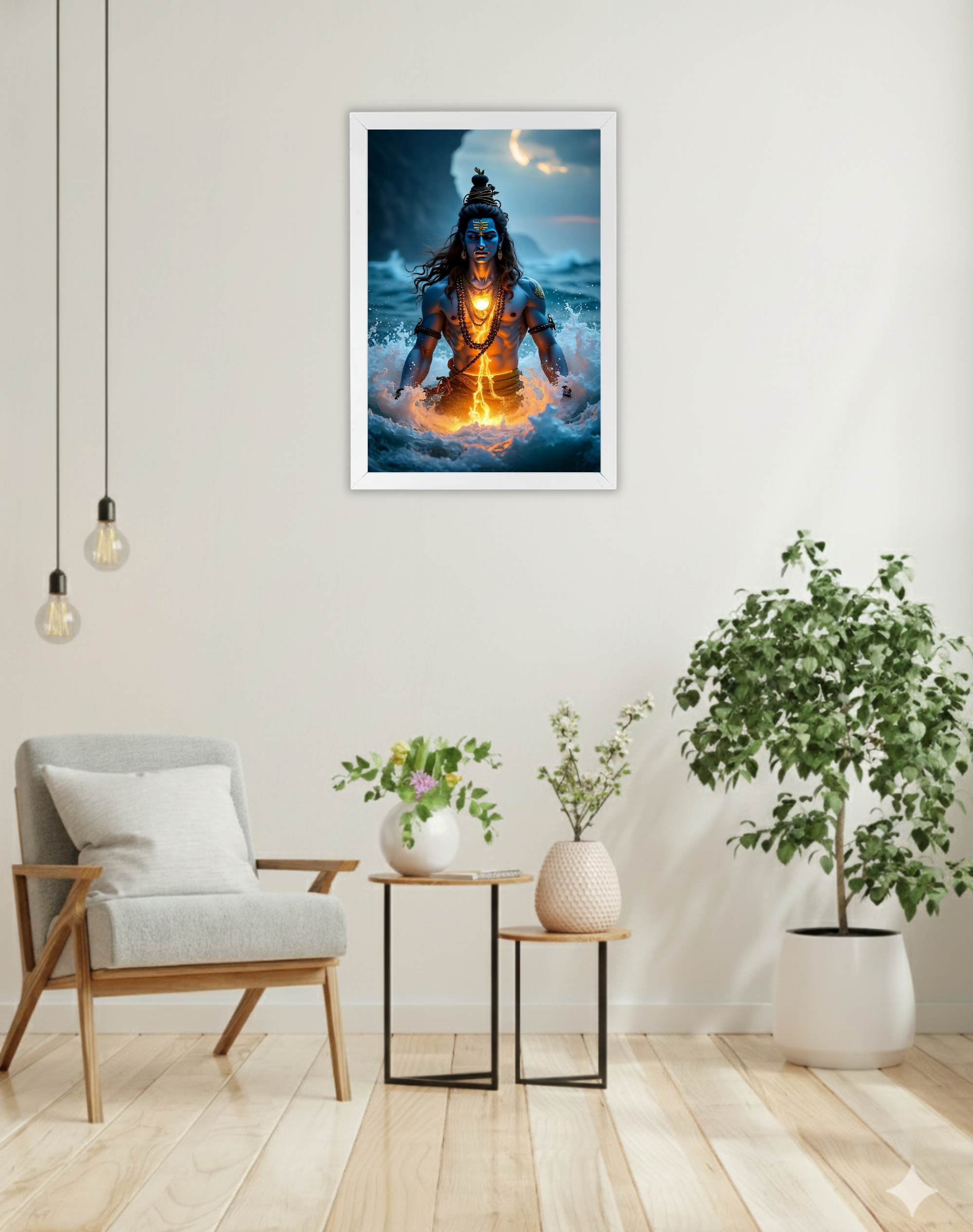 The Cosmic Meditator | Lord Shiva | Devotional Frame
