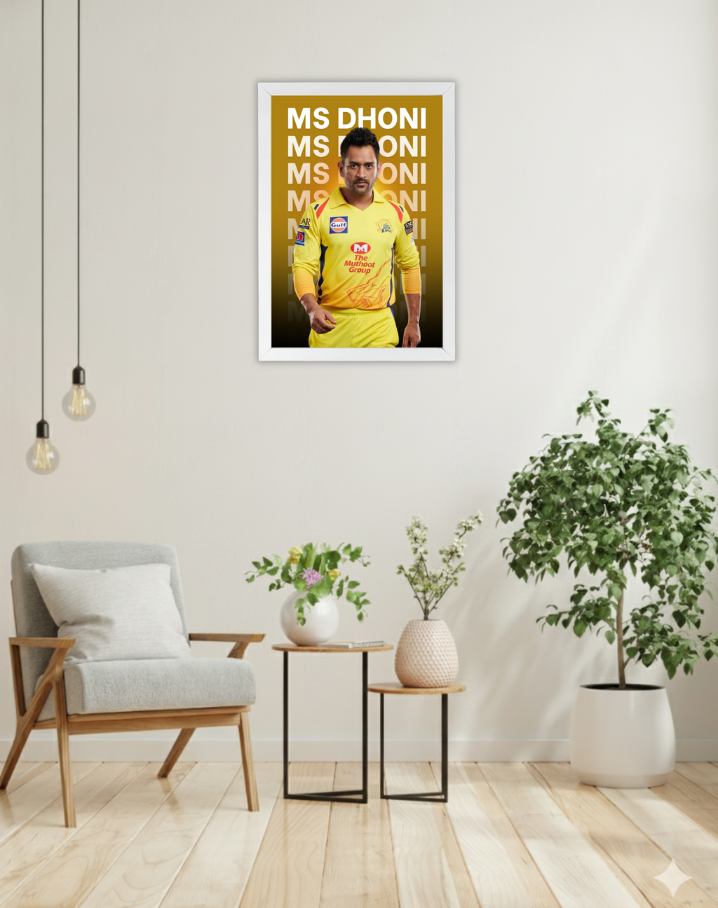 MS Dhoni | Cricket Frame