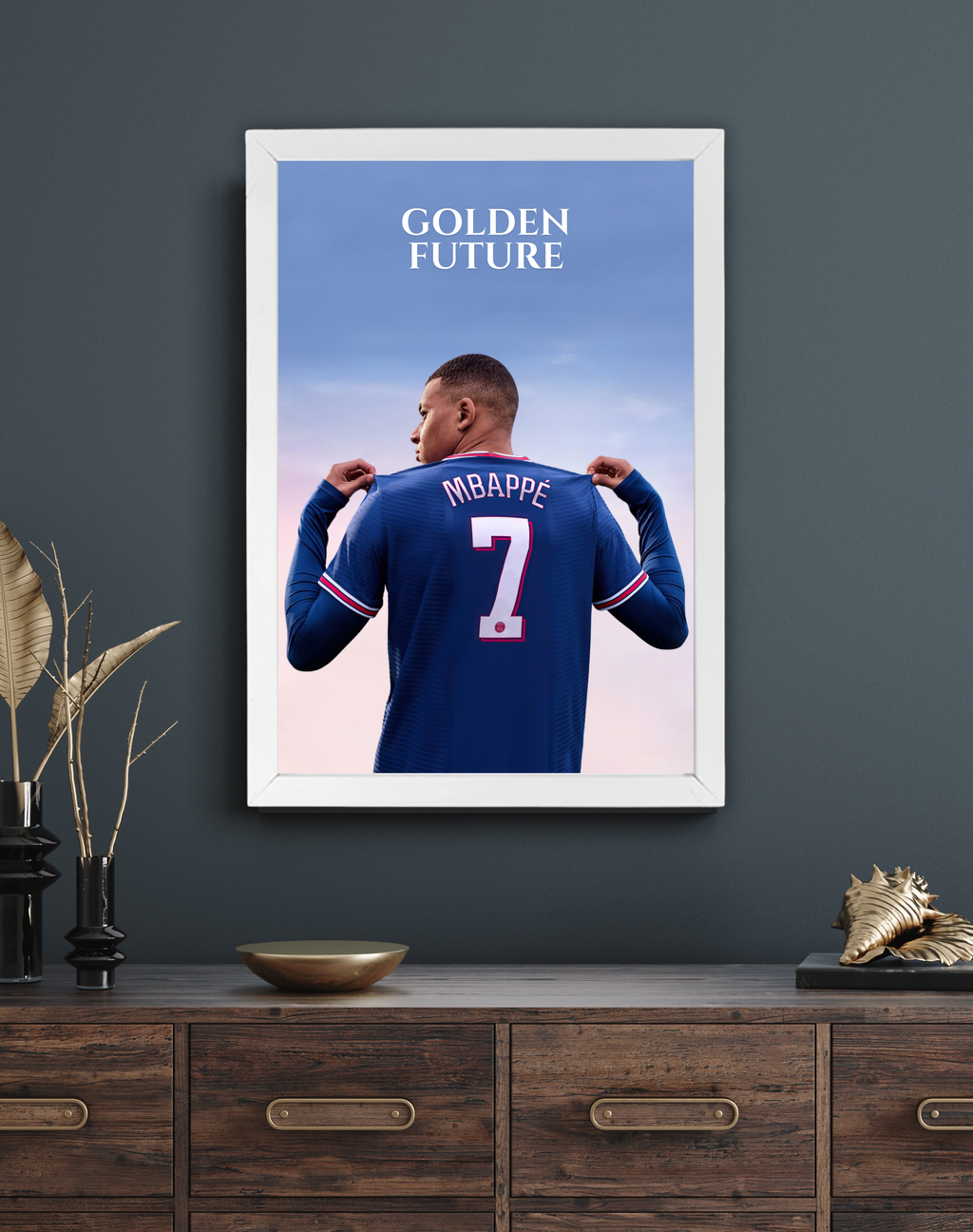 Golden Future | Kylian Mbappé | Football Frame