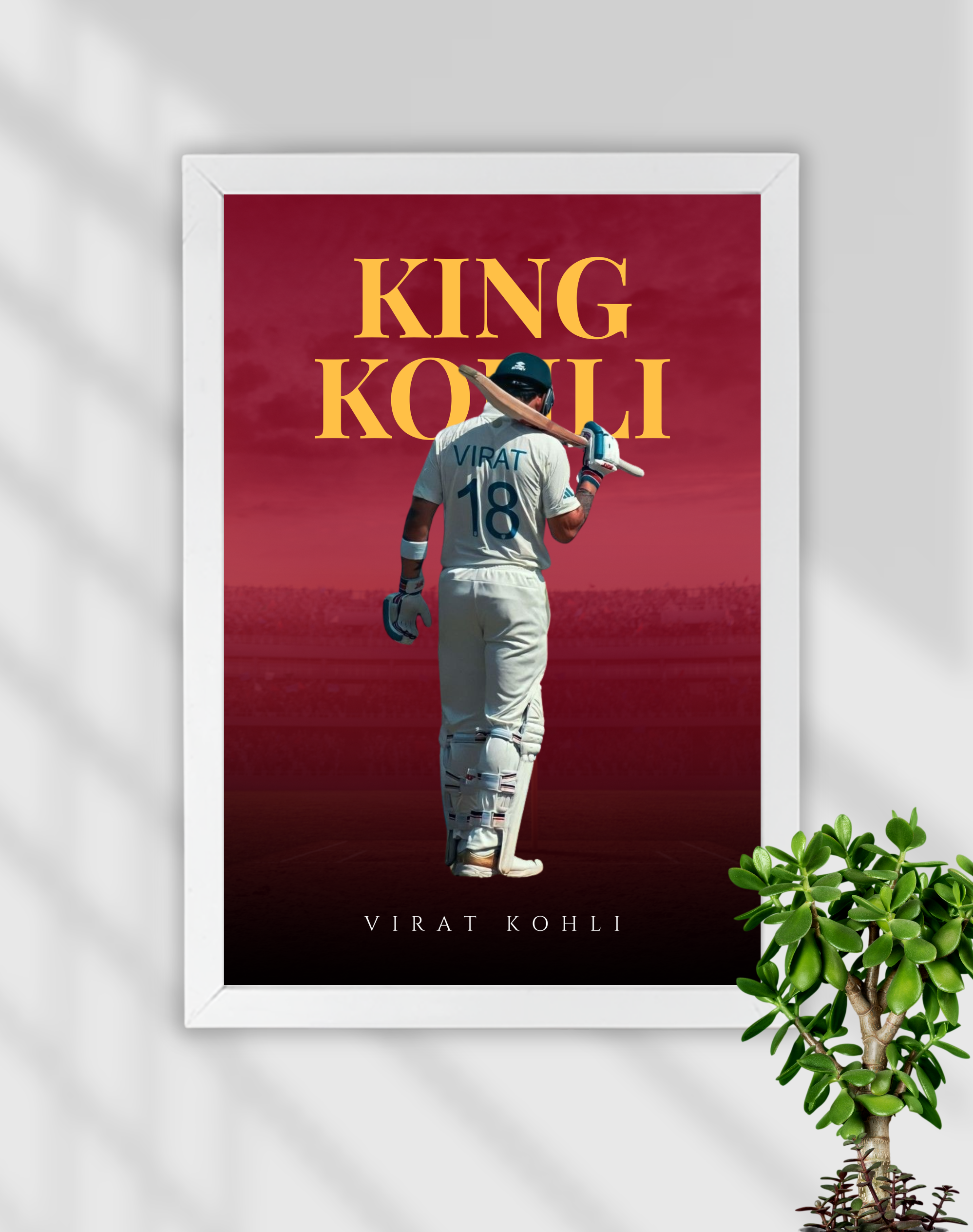 King Kohli | Virat Kohli | Cricket Frame