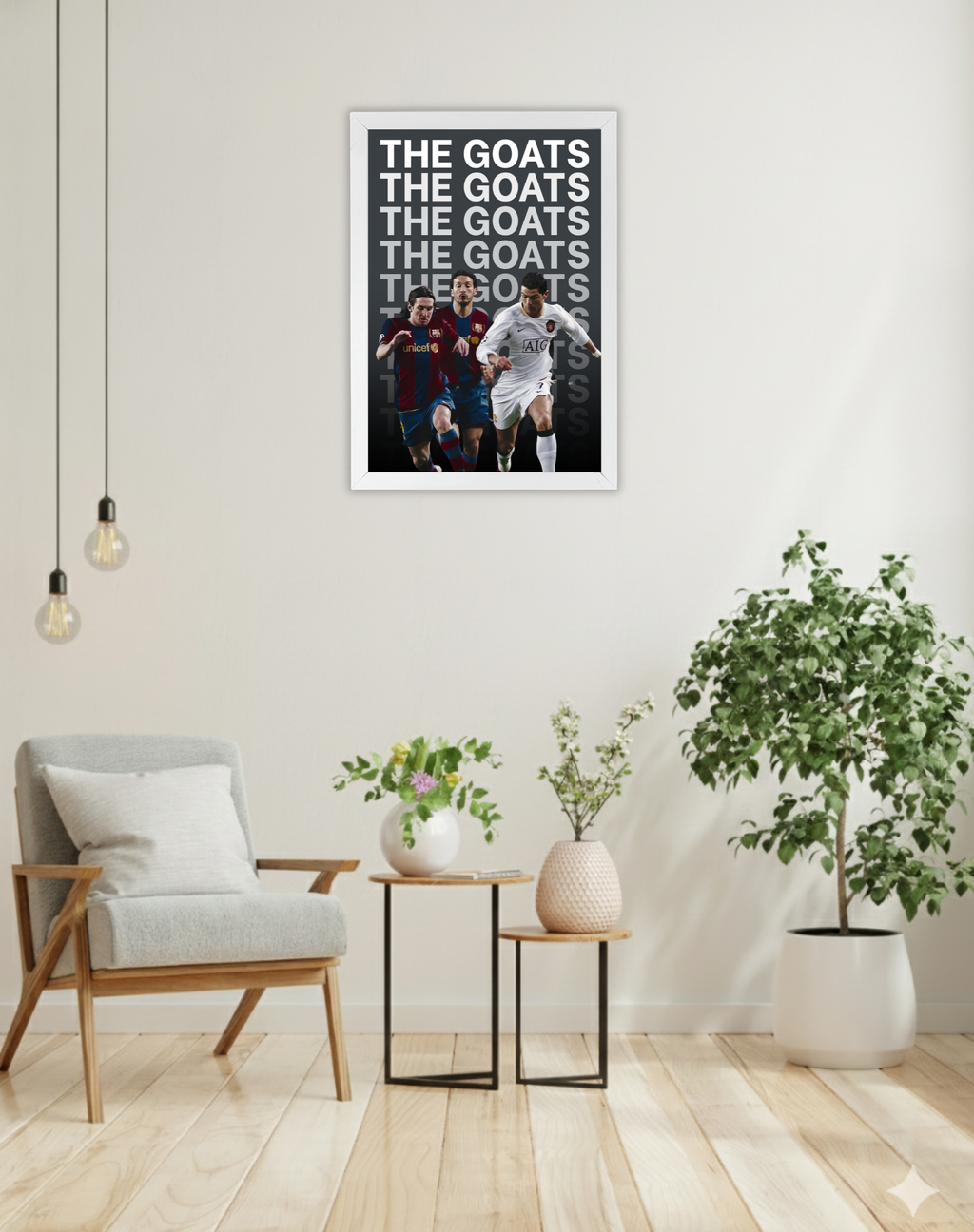 THE GOATS | Lionel Messi | Cristiano Ronaldo | Football Frame