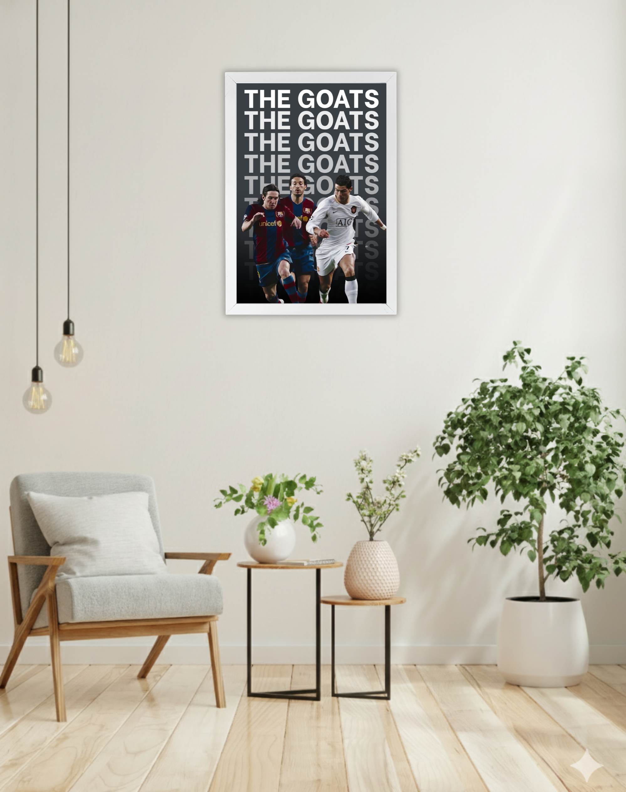 THE GOATS | Lionel Messi | Cristiano Ronaldo | Football Frame