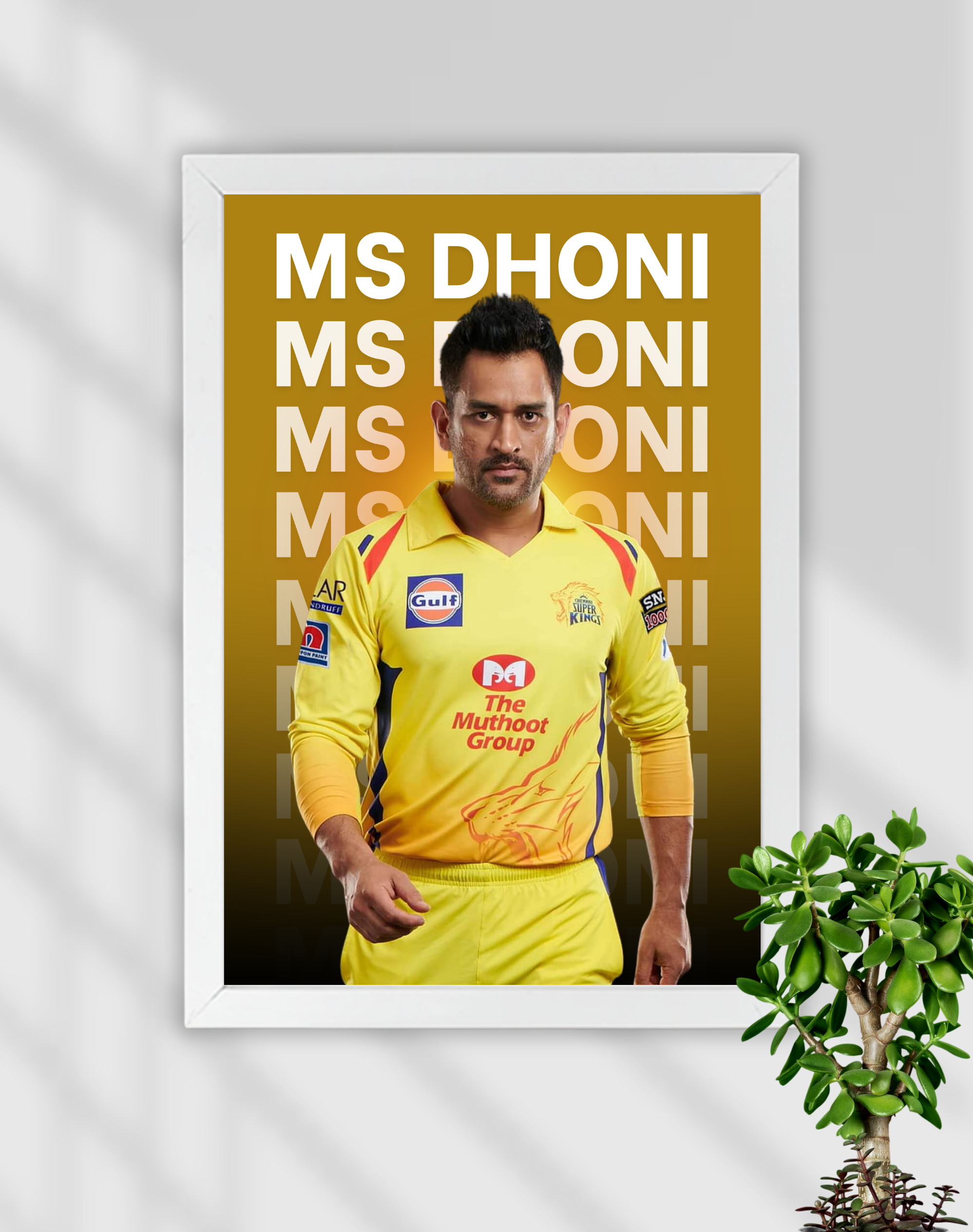 MS Dhoni | Cricket Frame