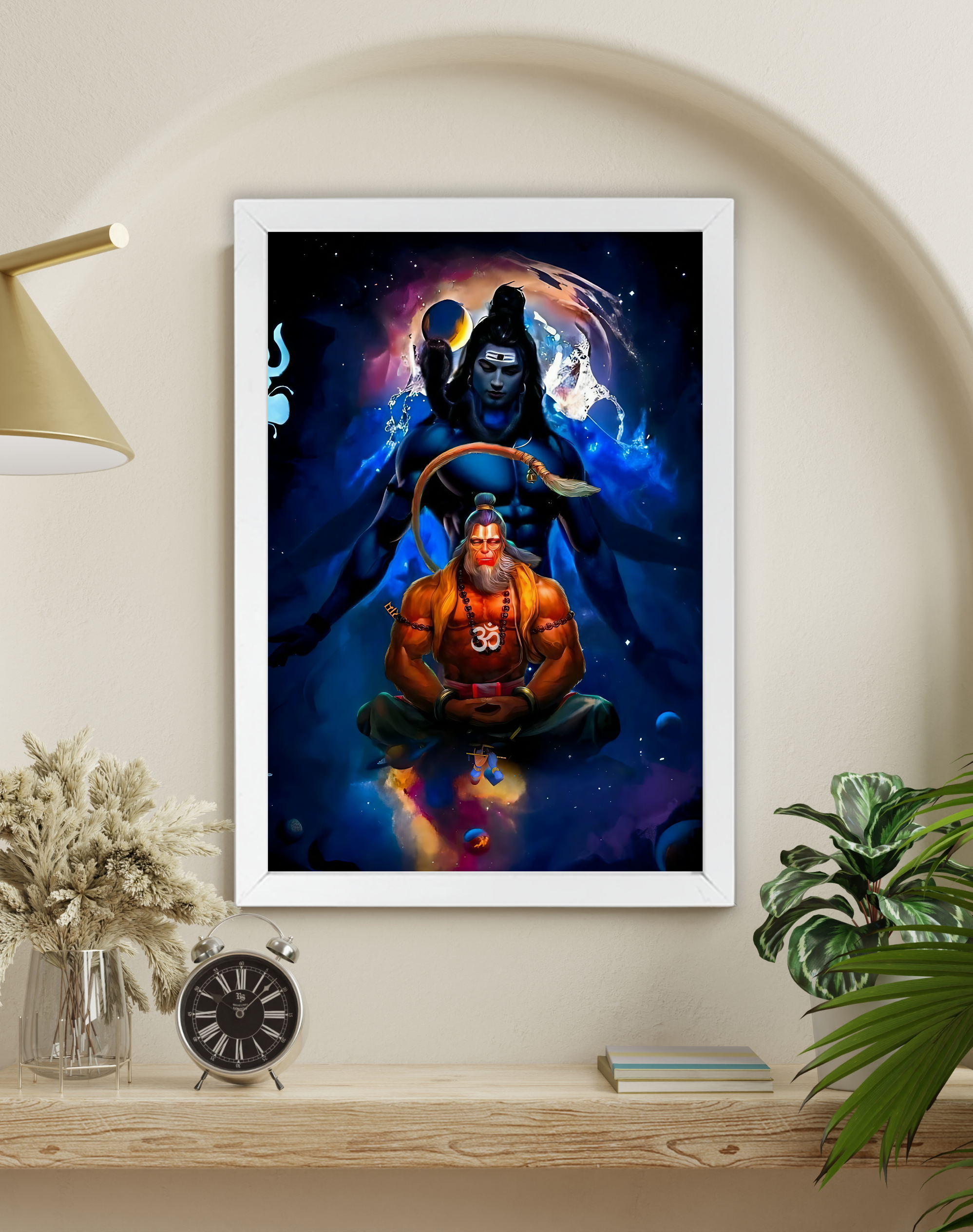 Om Devotion | Lord Shiva | Lord Hanuman | Devotional Frame