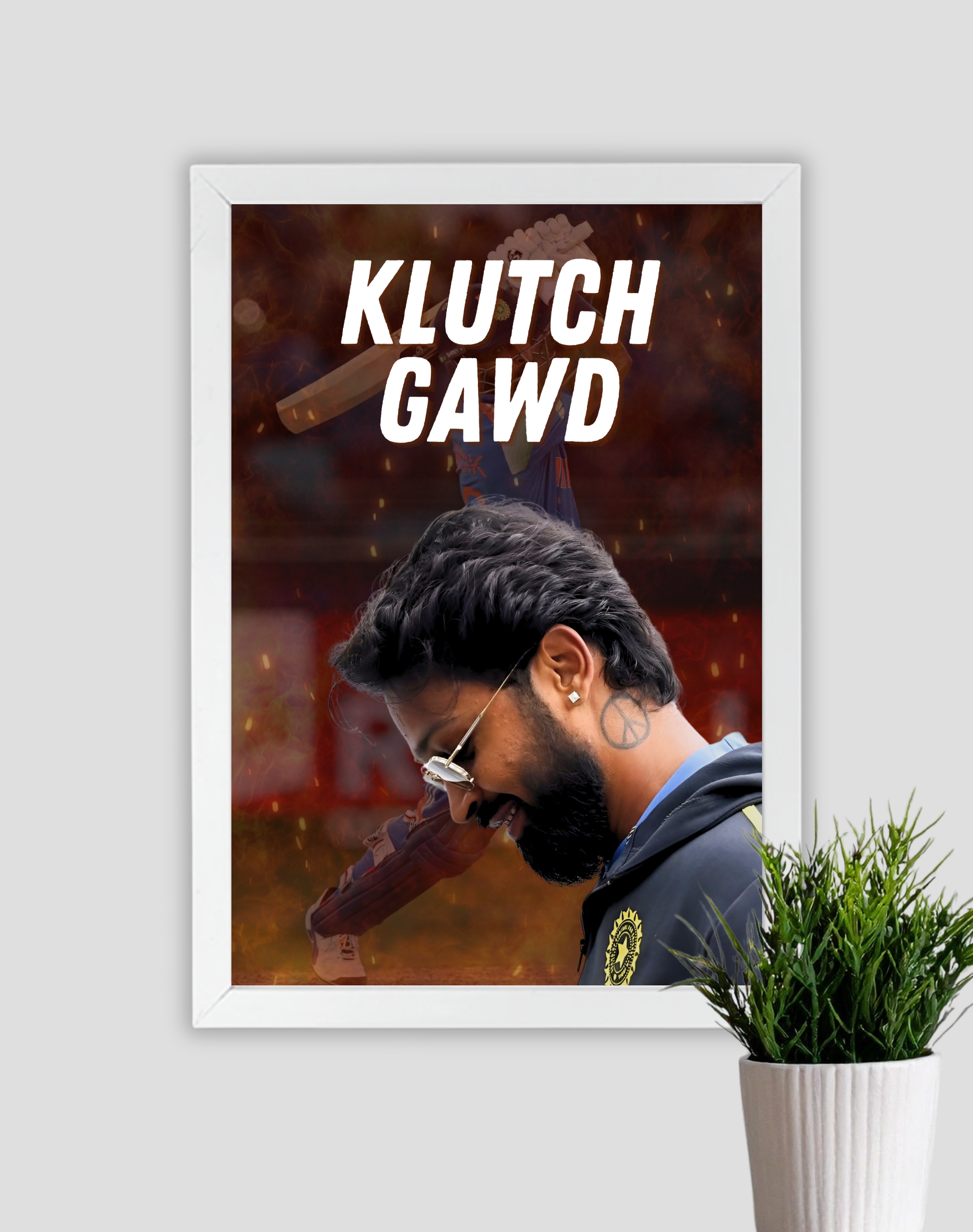 KLUTCH GAWD | HARDIK PANDYA | CRICKET FRAME