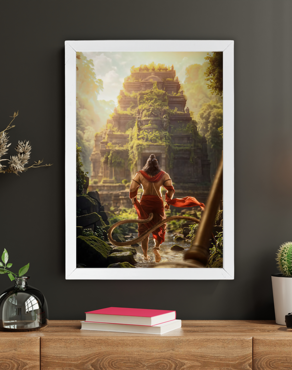 Temple Guardian | Lord Hanuman | Devotional Frame