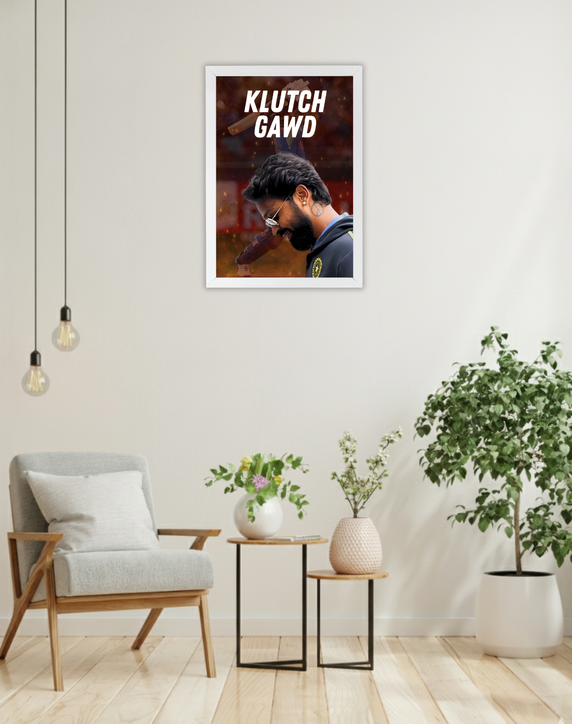 KLUTCH GAWD | HARDIK PANDYA | CRICKET FRAME