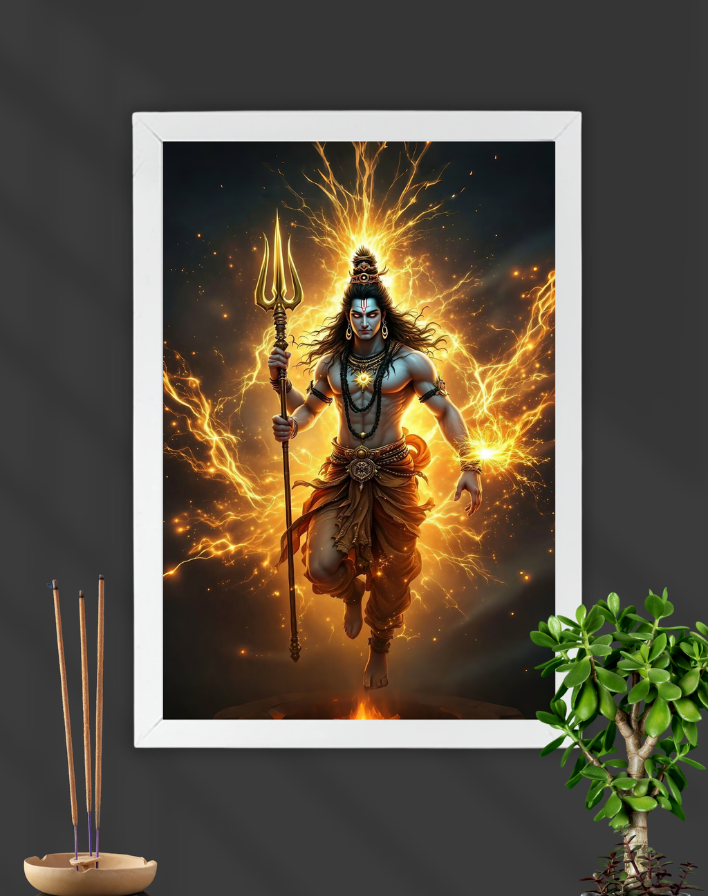 The Warrior | Lord Shiva | Devotional Frame