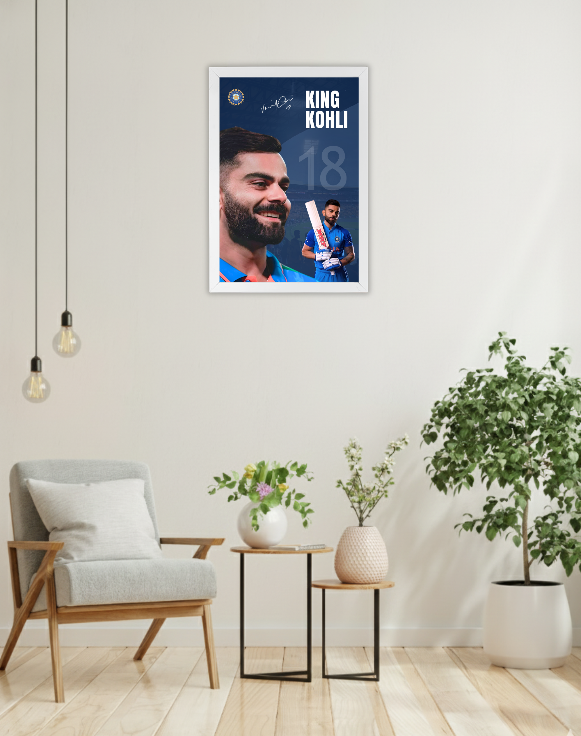 KING KOHLI 18 | VIRAT KOHLI | CRICKET FRAME