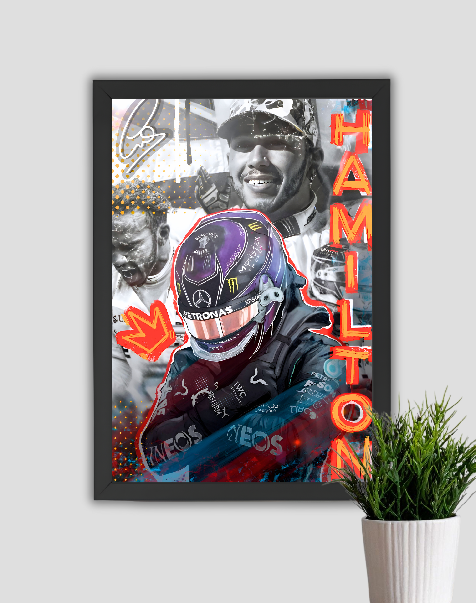 HAMILTON | LEWIS HAMILTON | CAR FRAME
