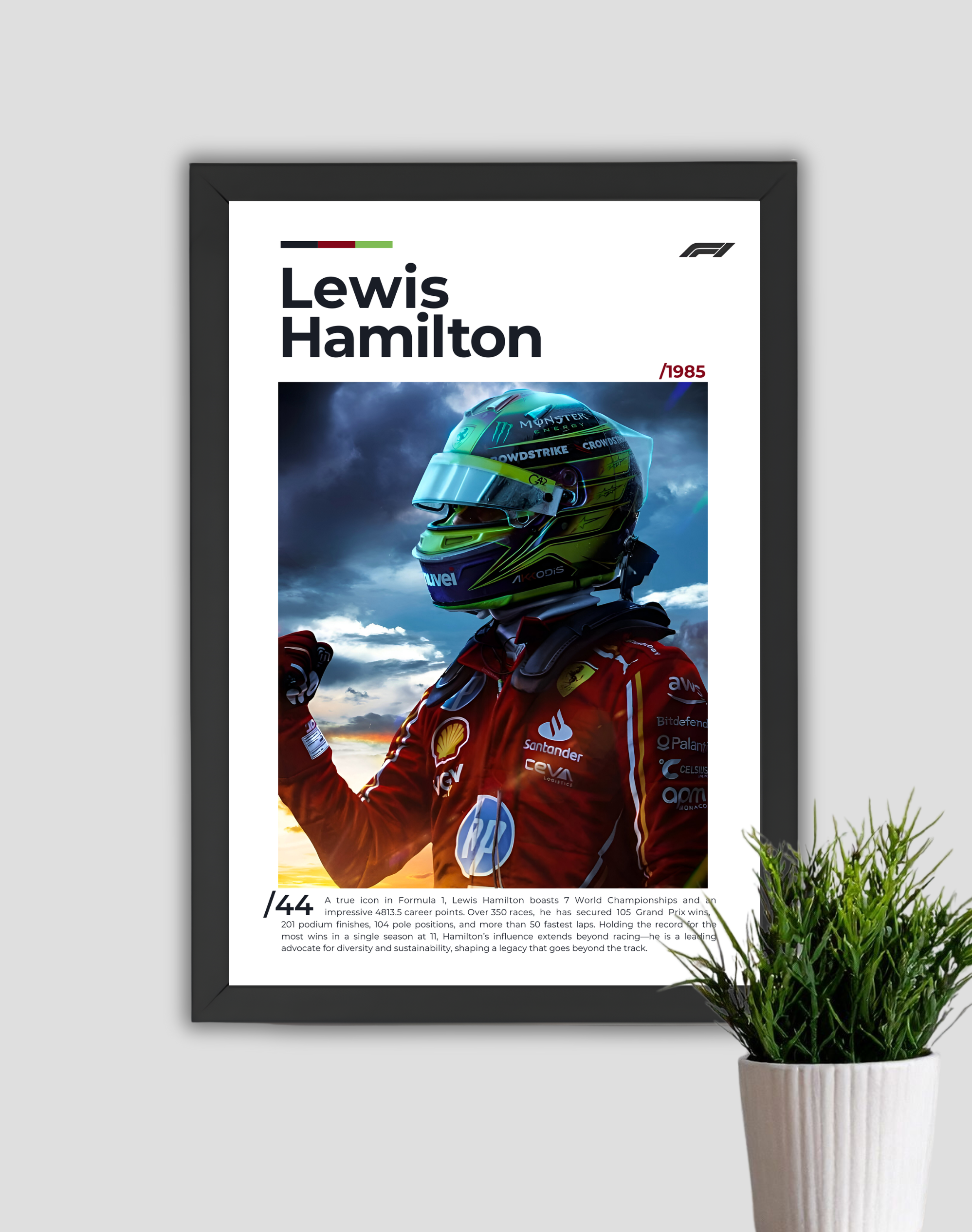 LEWIS HAMILTON #2 | CAR FRAME