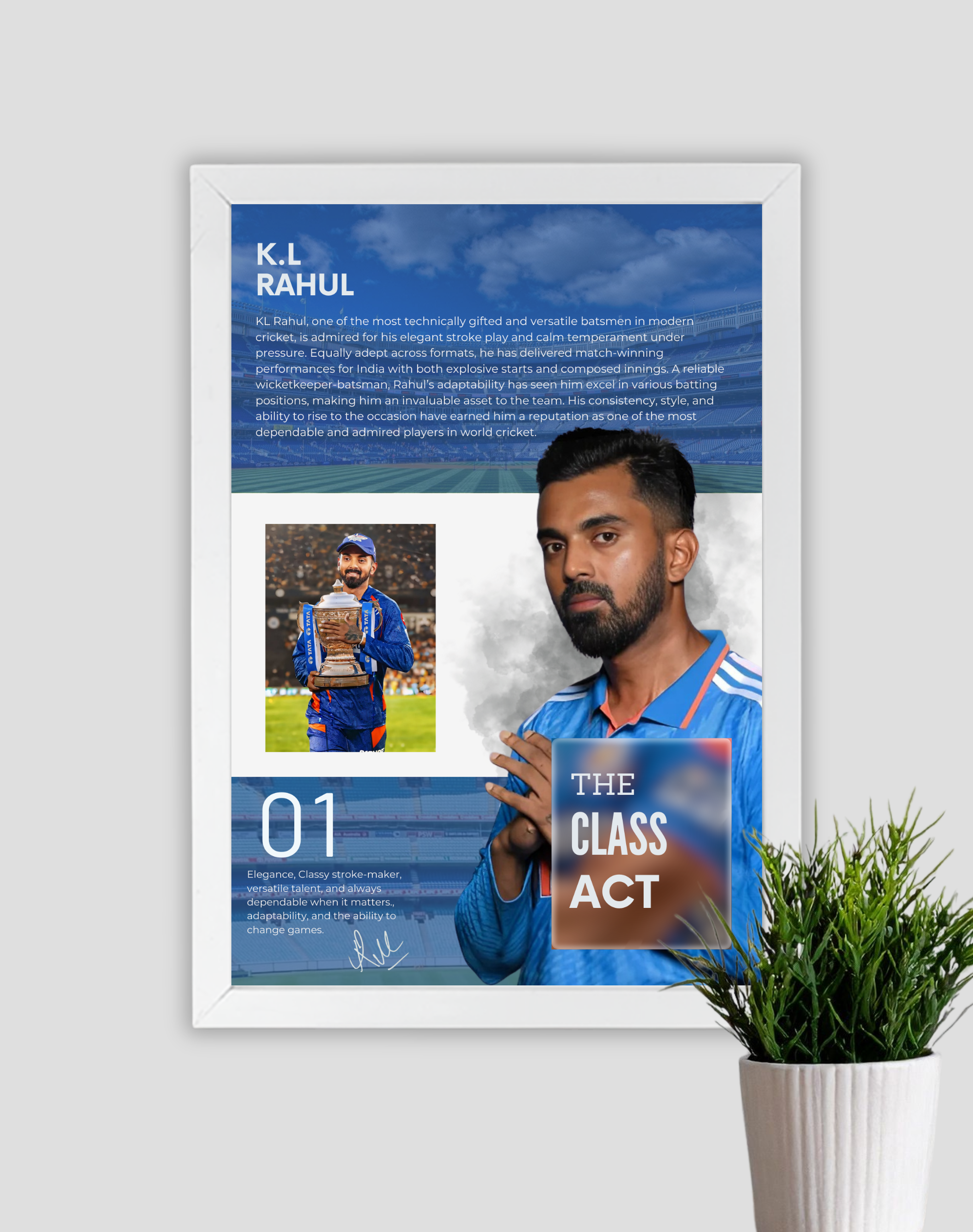 KL RAHUL | CRICKET FRAME