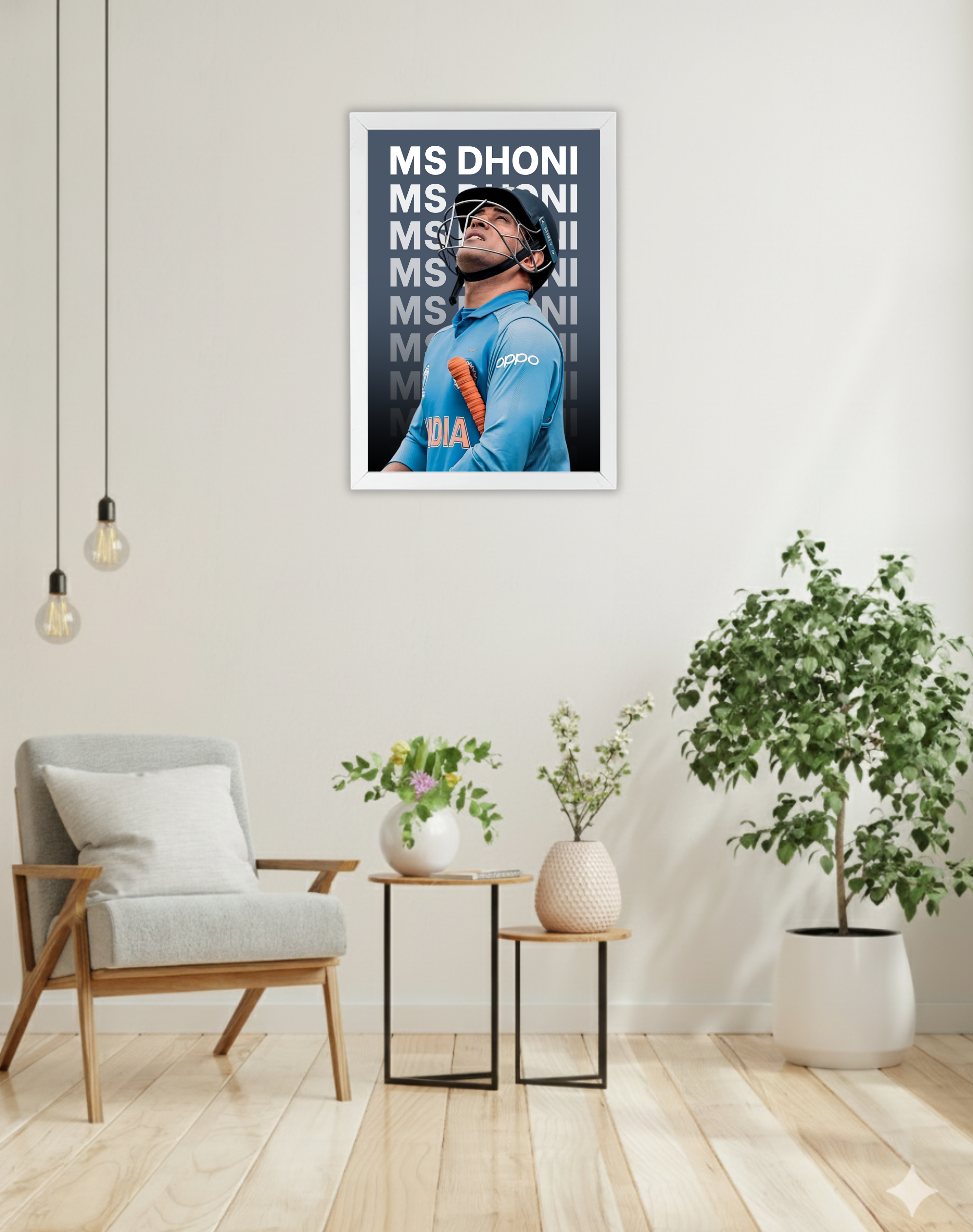 MS Dhoni | Cricket Frame