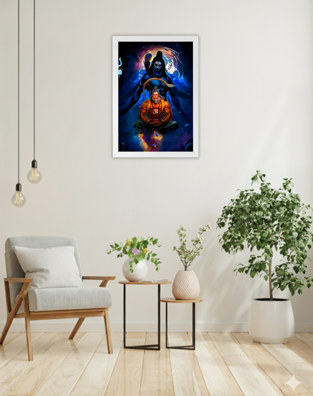 Om Devotion | Lord Shiva | Lord Hanuman | Devotional Frame