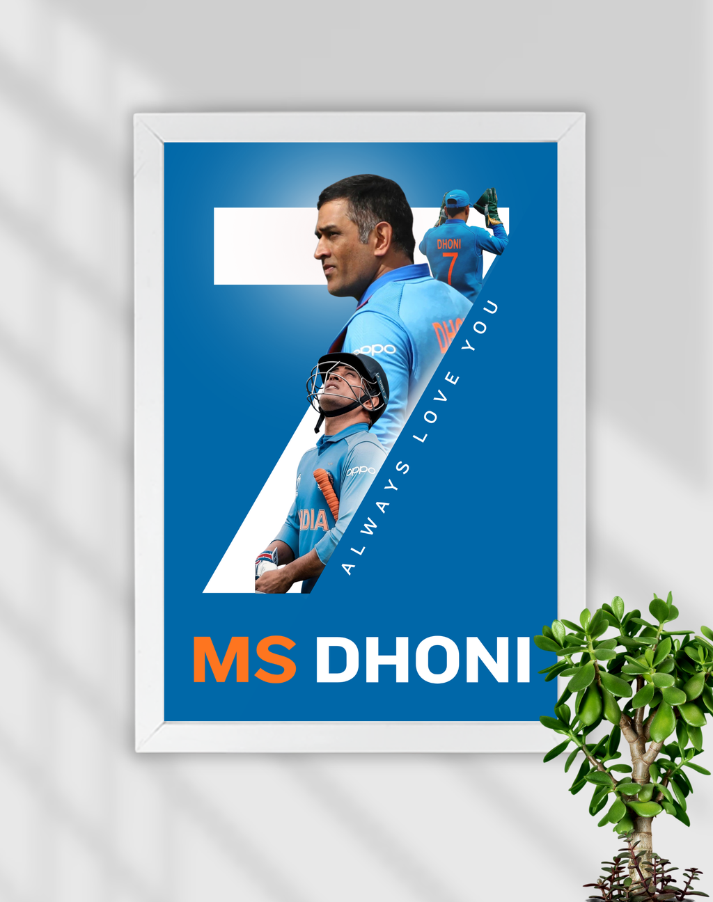 Always Love You | MS Dhoni | Cricket Frame