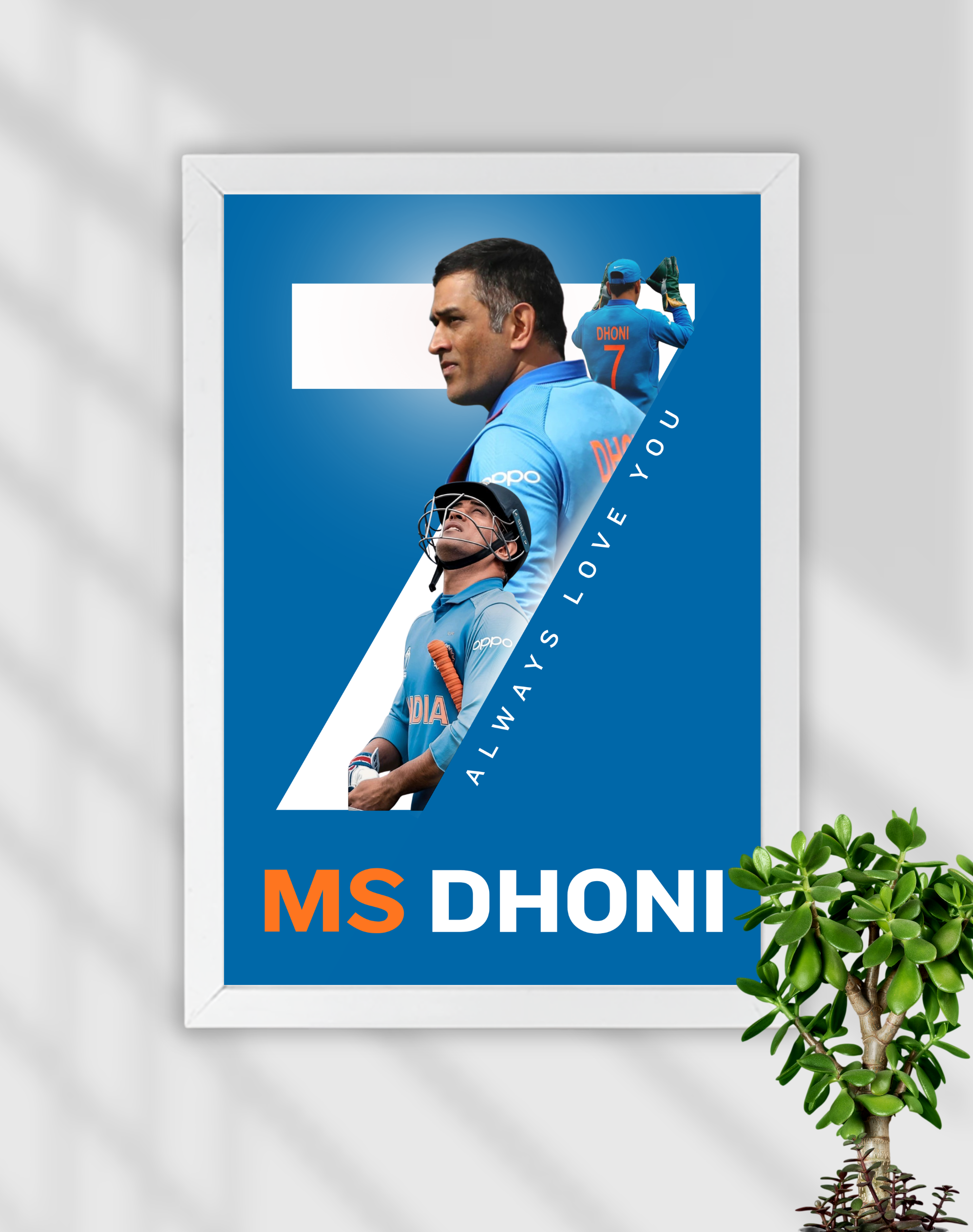Always Love You | MS Dhoni | Cricket Frame